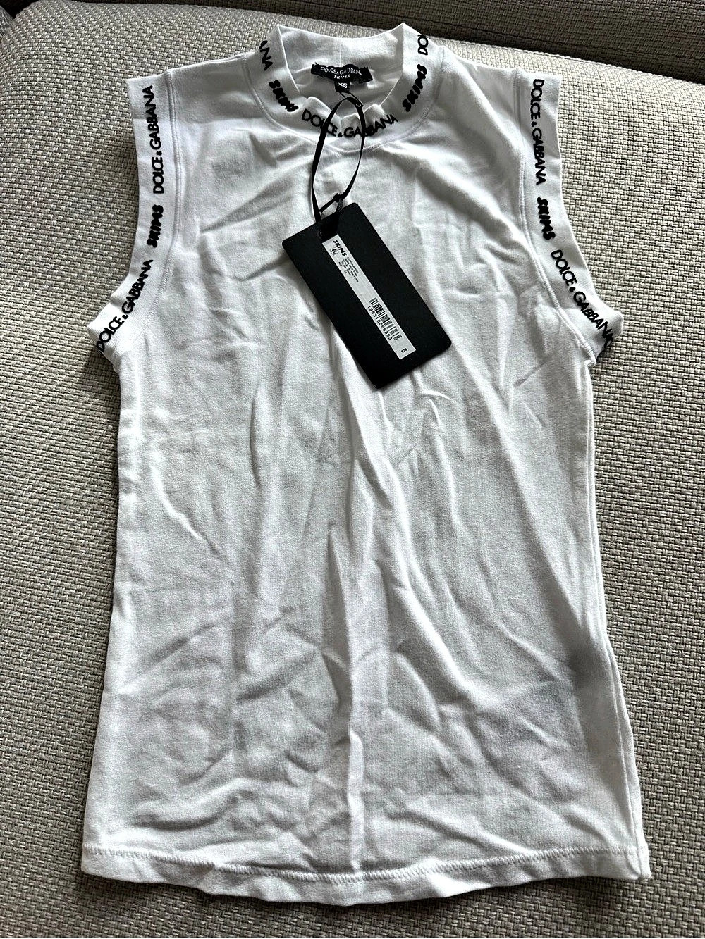Dolce & Gabbana Women's Tank Top in White Size XS NWT